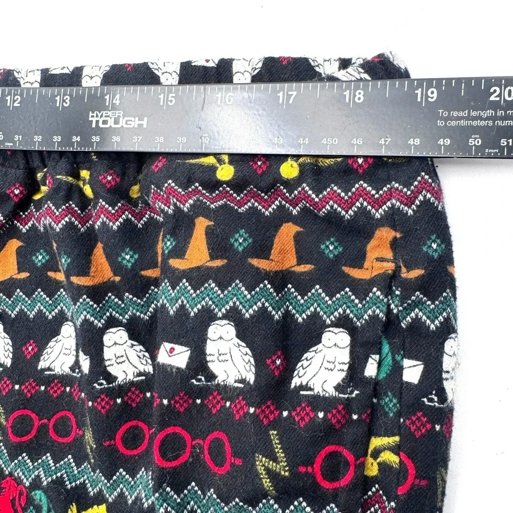 HANNA ANDERSSON XL 100% Organic Cotton Harry Potter Black Fair Isle Pajama Pants